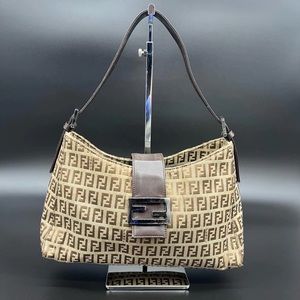 Fendi Zucchino Shoulder Hobo